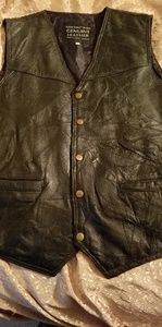 Leather vest